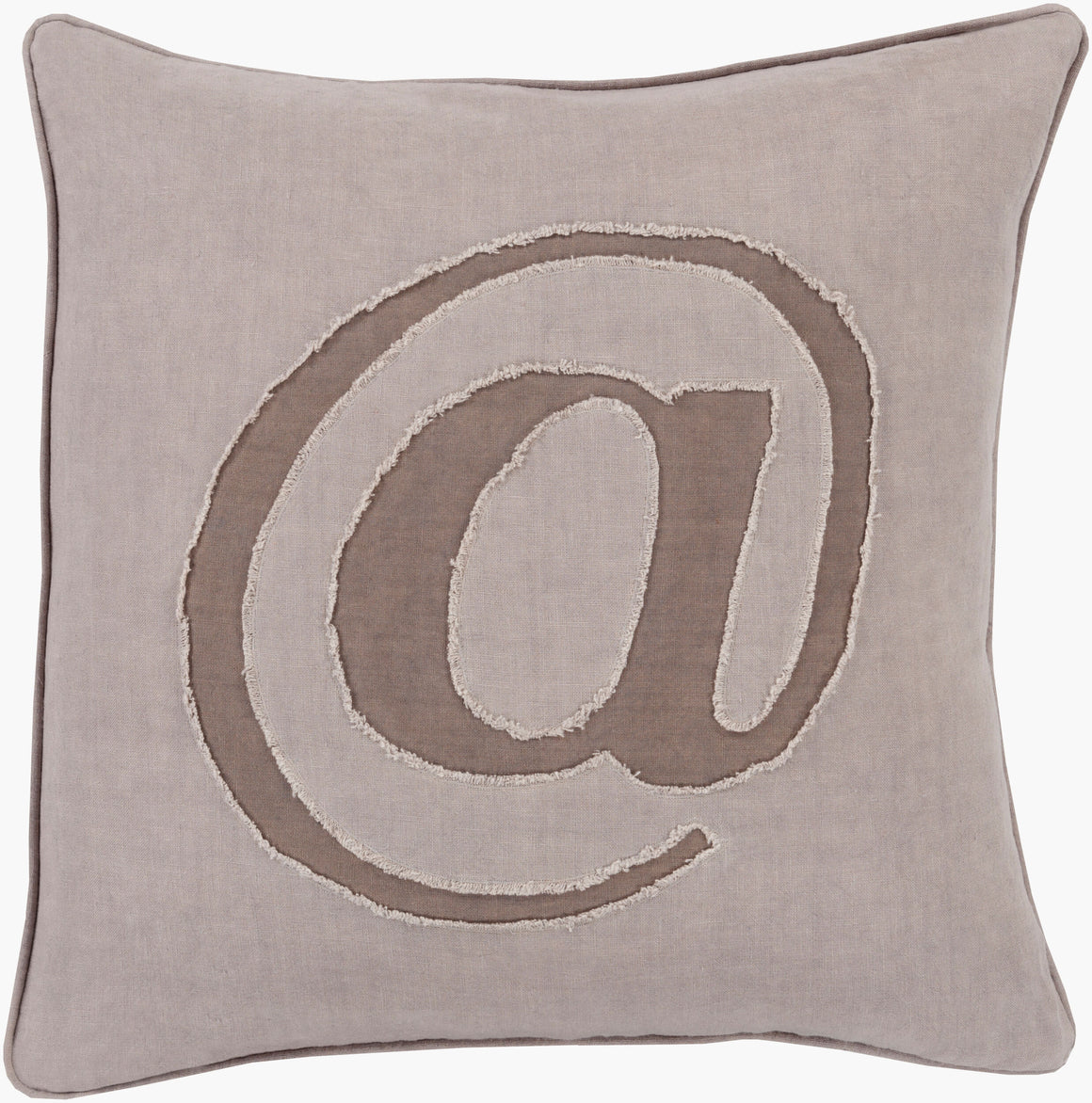 Surya Linen Text LX-003 Accent Pillow