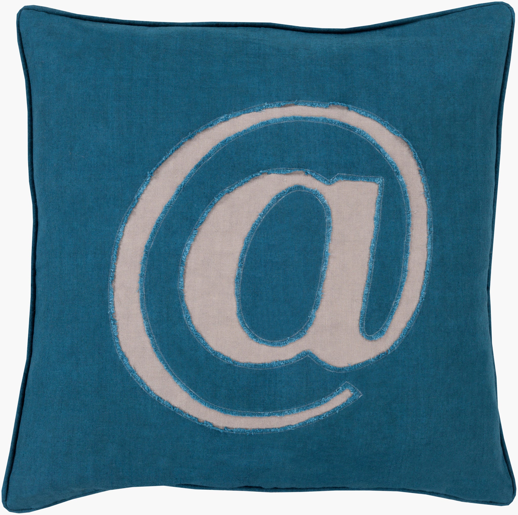 Surya Linen Text LX-004 Accent Pillow