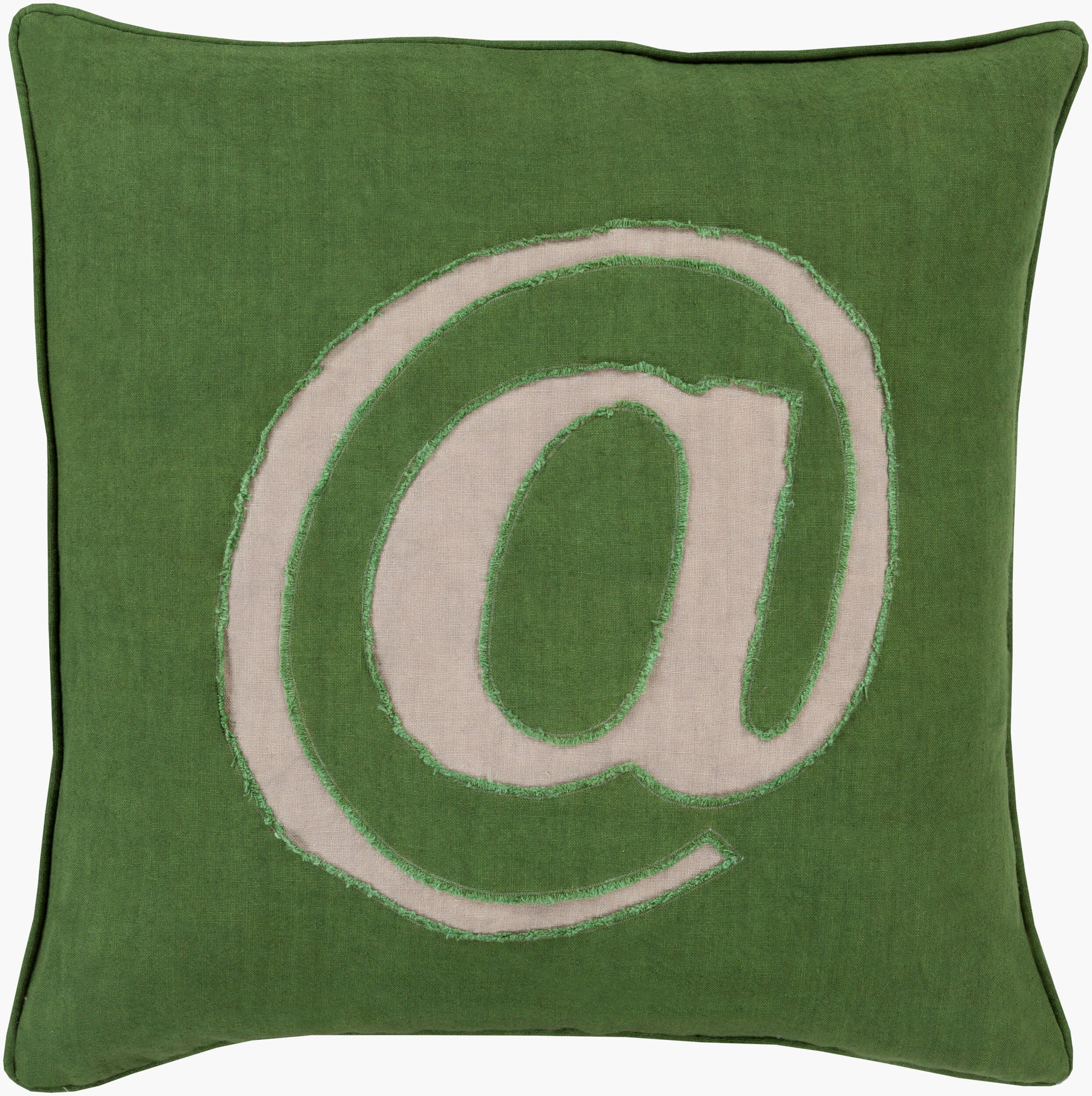 Surya Linen Text LX-005 Accent Pillow