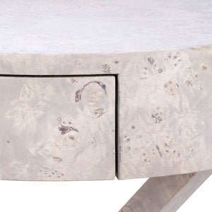 Modena 1-Drawer Side Table, Light Burl | Modena Collection | Villa & House