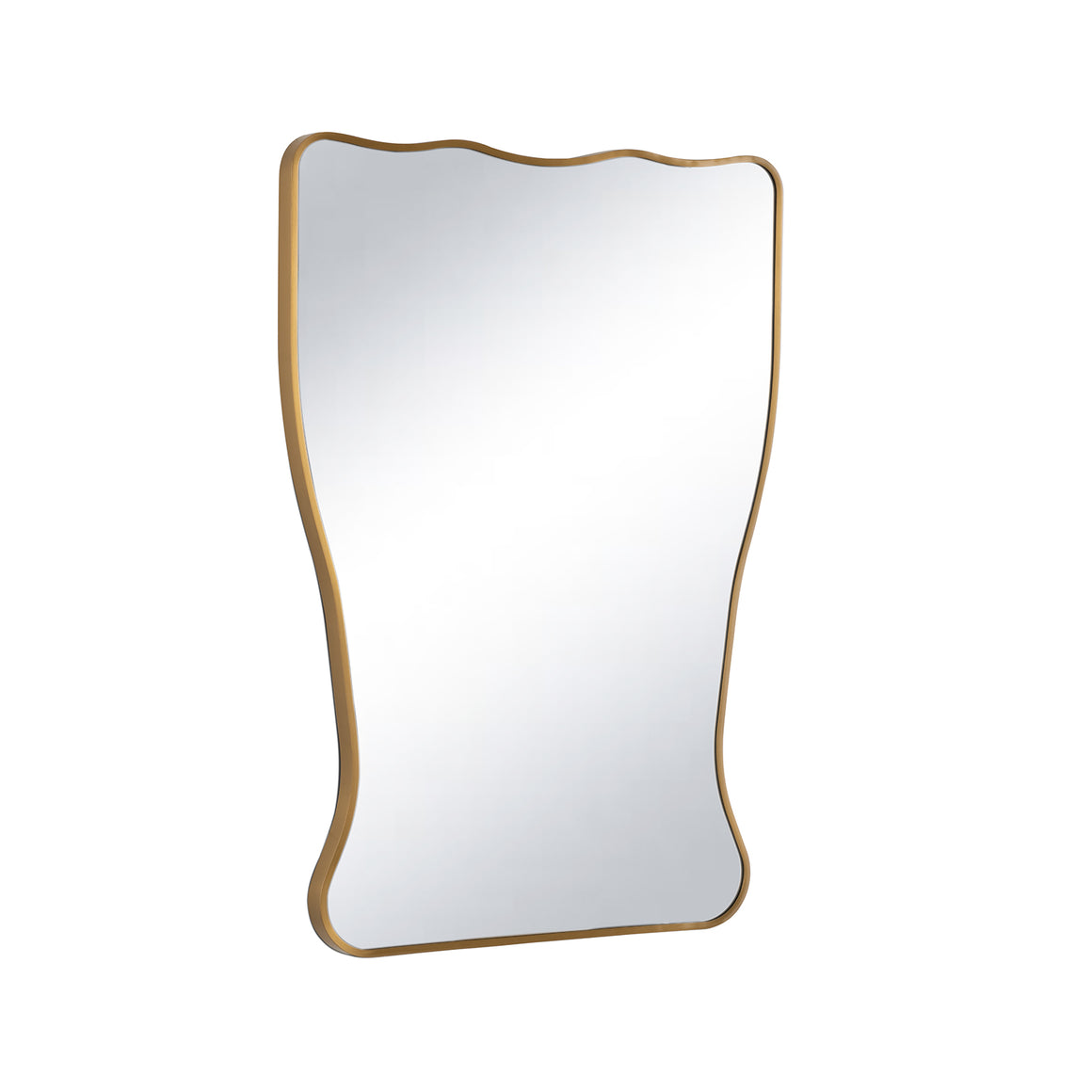 Piero Metal Mirror (Natural Brass)