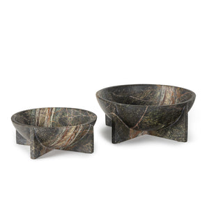 Tribune Marble Bowl Small (Green)