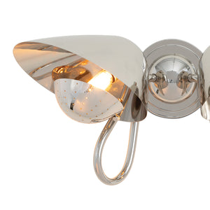 Keaton Sconce Double (Polished Nickel)