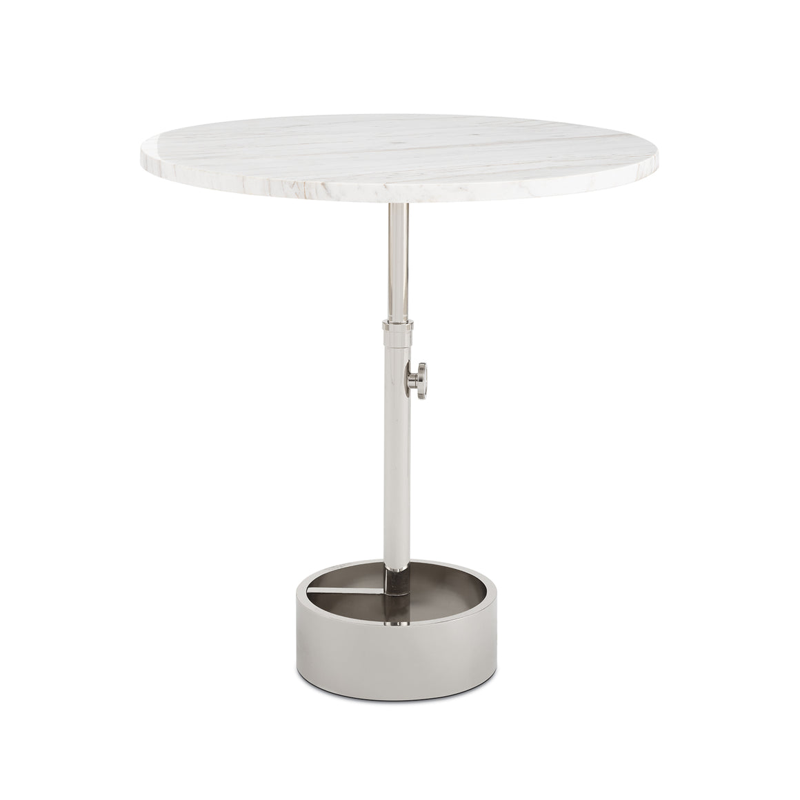 Myles Accent Table Large (Polished Nickel)