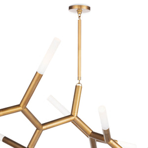 Traveler Chandelier Large (Natural Brass)