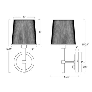 Franklin Sconce (Natural Brass)