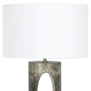 Portia Marble Table Lamp (Green)