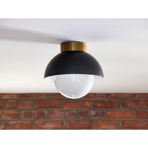 Montreux Flush Mount (Oil Rubbed Bronze and Natural Brass)