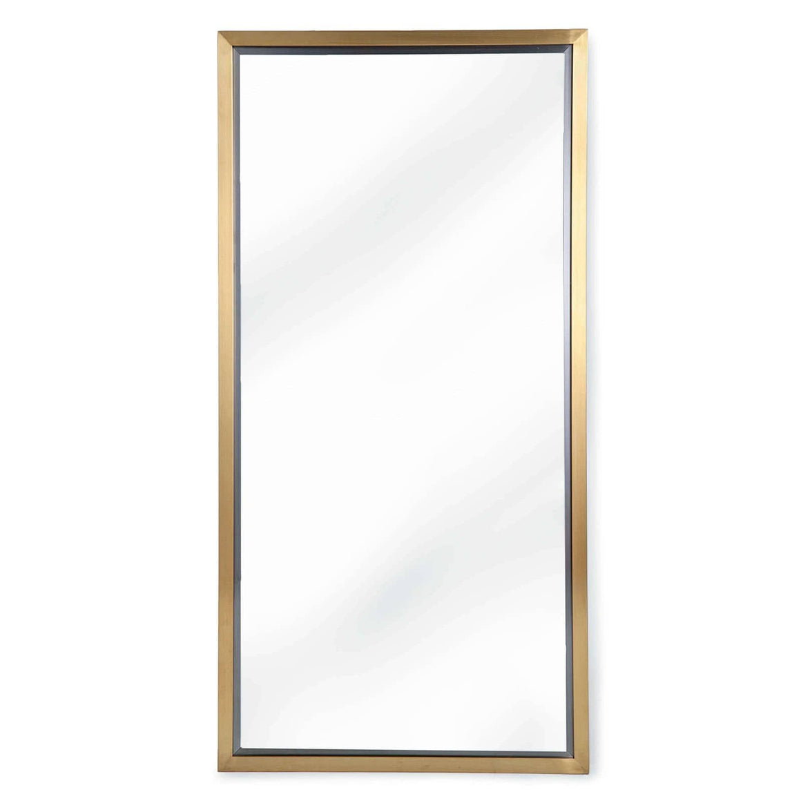 Regina Andrew Modern Rectangle Mirror (Natural Brass)