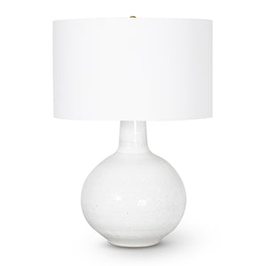 Clemente Ceramic Table Lamp (Earthenware White)