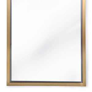 Regina Andrew Modern Rectangle Mirror (Natural Brass)