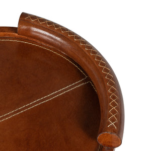 Forte Leather Tray Oval (Cognac)