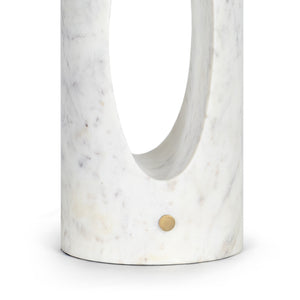 Portia Marble Table Lamp (White)