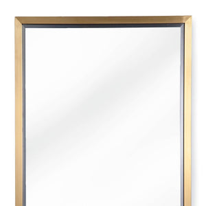 Regina Andrew Modern Rectangle Mirror (Natural Brass)