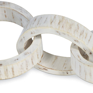 Wooden Links Centerpiece (White)