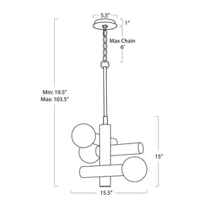 Dion Pendant (Oil Rubbed Bronze)