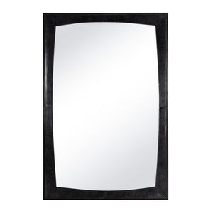 Estaban Leather Mirror Small (Black)