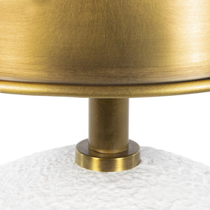 Southern Living Hattie Concrete Mini Lamp (Natural Brass)