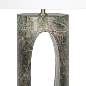 Portia Marble Table Lamp (Green)