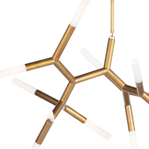 Traveler Chandelier Large (Natural Brass)