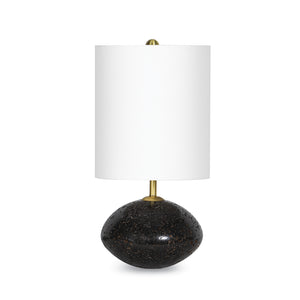 Nyx Travertine Mini Lamp (Black)