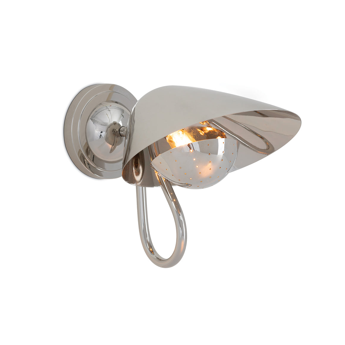 Keaton Sconce Single (Polished Nickel)