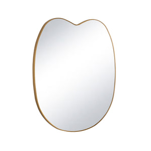 Mela Metal Mirror (Natural Brass)
