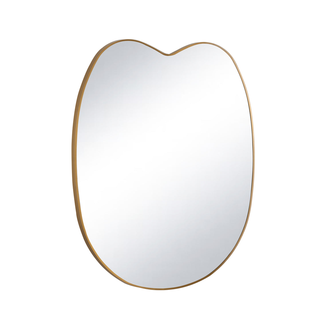 Mela Metal Mirror (Natural Brass)