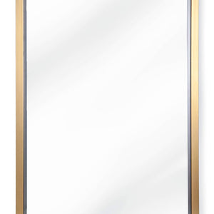 Regina Andrew Modern Rectangle Mirror (Natural Brass)