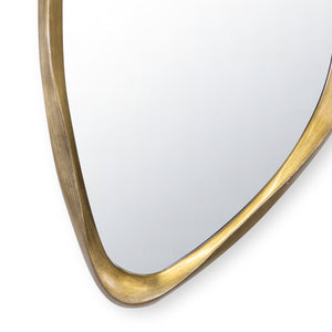 Galet Mirror (Antique Gold Leaf)