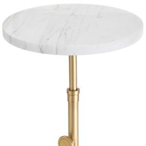 Myles Accent Table (Natural Brass)