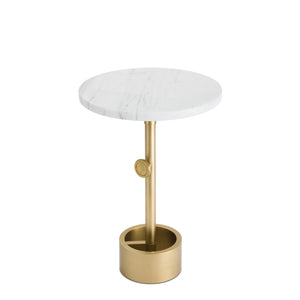 Myles Accent Table (Natural Brass)