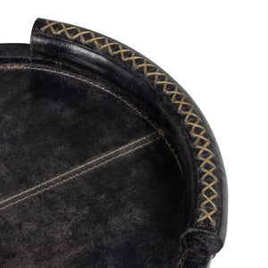 Forte Leather Tray Oval (Black)