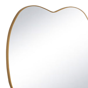 Mela Metal Mirror (Natural Brass)