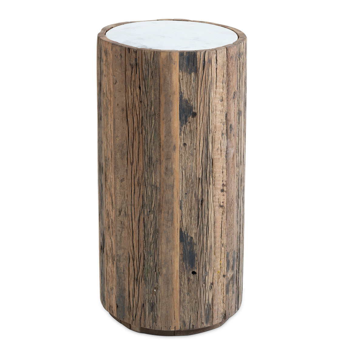 Eli Wood Side Table (Tall)