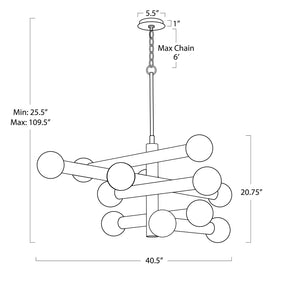 Dion Chandelier (Oil Rubbed Bronze)