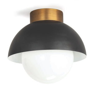 Montreux Flush Mount (Oil Rubbed Bronze and Natural Brass)