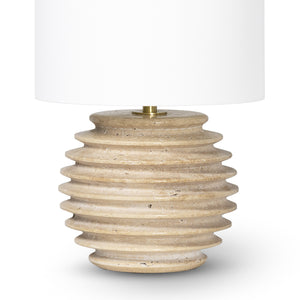 Thea Travertine Mini Lamp (Natural)