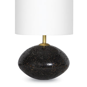 Nyx Travertine Mini Lamp (Black)