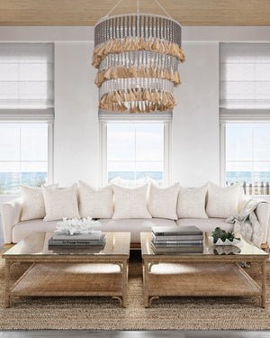 St. Barts Blue Chandelier