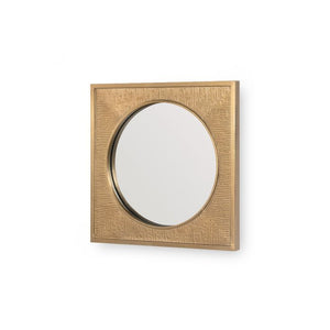 Martina Small Mirror, Antique Brass | Martina Collection | Villa & House