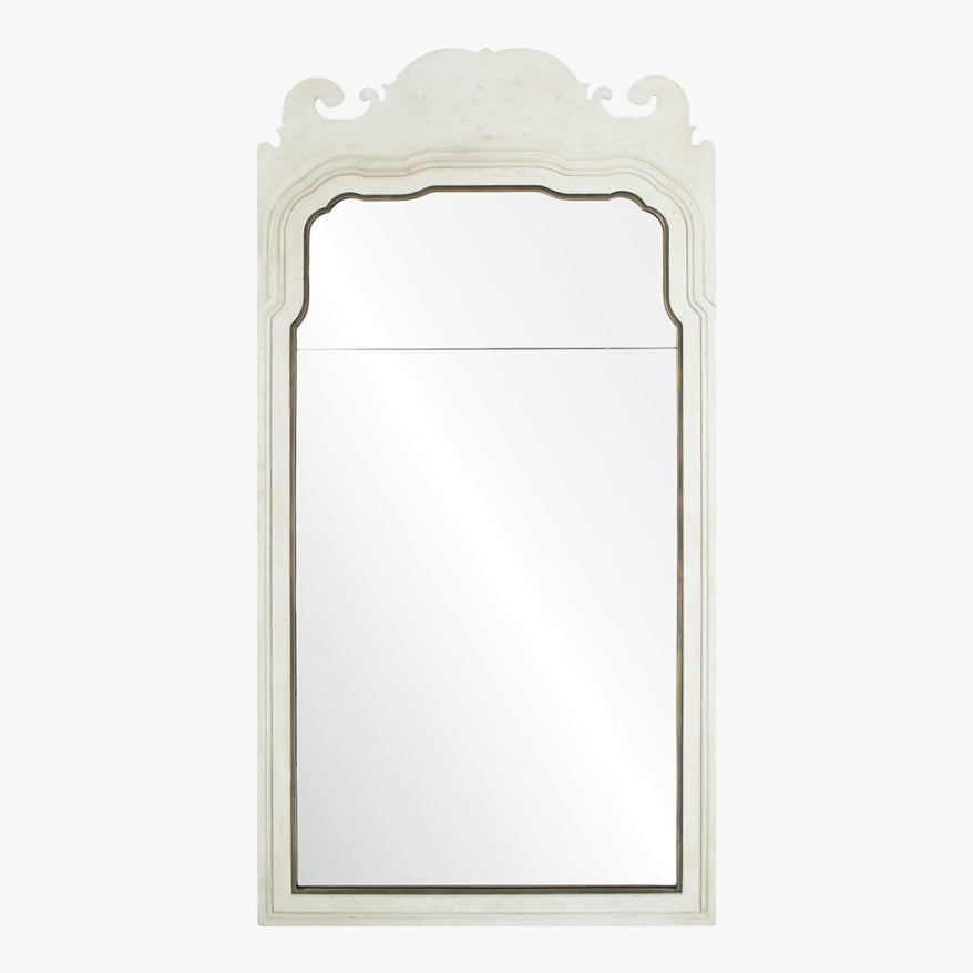 Antiqued Gesso Mirror