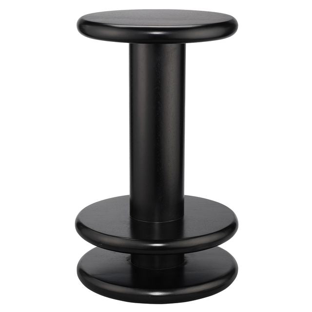 Rye Mango Wood Counter Stool, Black