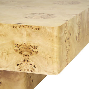 Norma Large Rectangular Coffee Table, Burl | Norma Collection | Villa & House