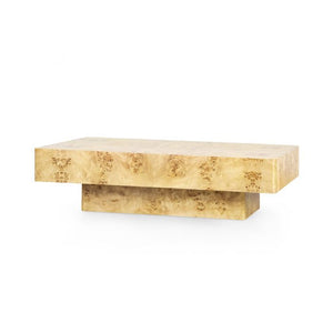 Norma Large Rectangular Coffee Table, Burl | Norma Collection | Villa & House