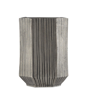 Bavi Large Silver Vase