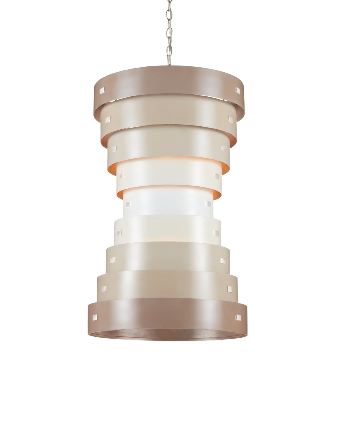 Graduation Small Taupe Chandelier