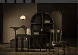 Noir Bridge Arched Console - Black