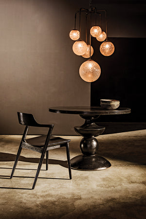 Varick Table, Hand Rubbed Black