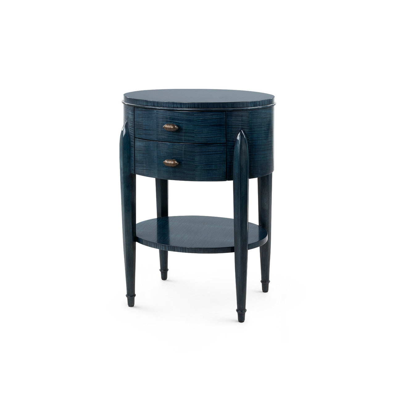 Natalie 2-Drawer End Table, Dusky Ocean | Natalie Collection | Villa & House